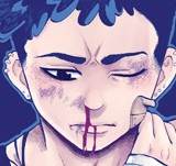 black & blue scene 1/2