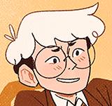 3.1 - Blonde hair and glasses